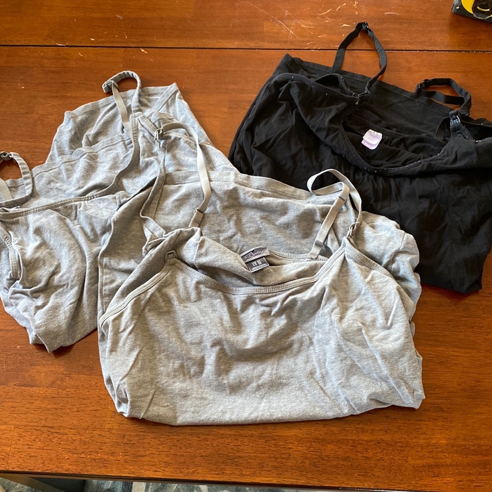Lot of 3 nursing tanks